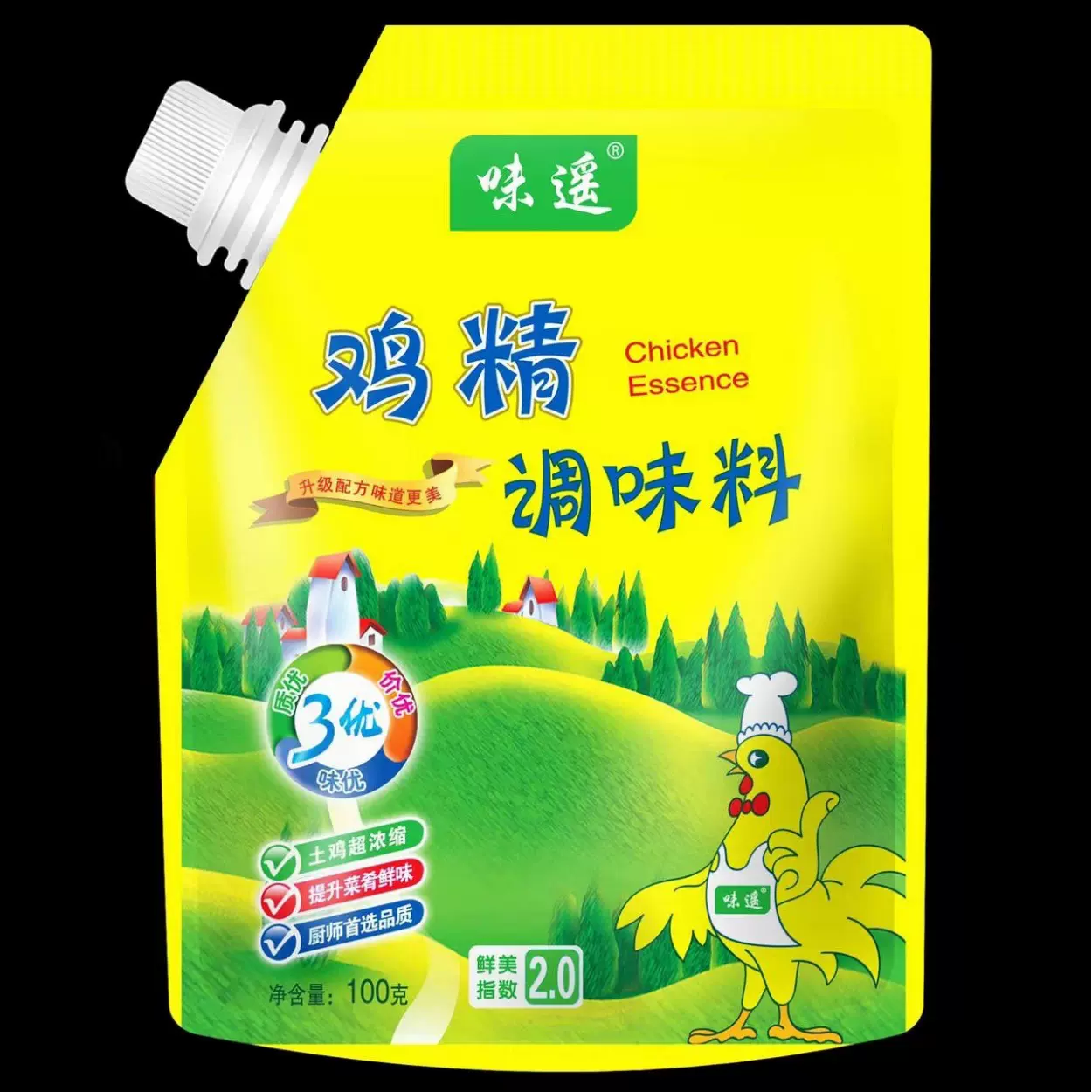 小袋装鸡精调味料100克 厨房调味料鸡精饭店用鸡精料厂家直销