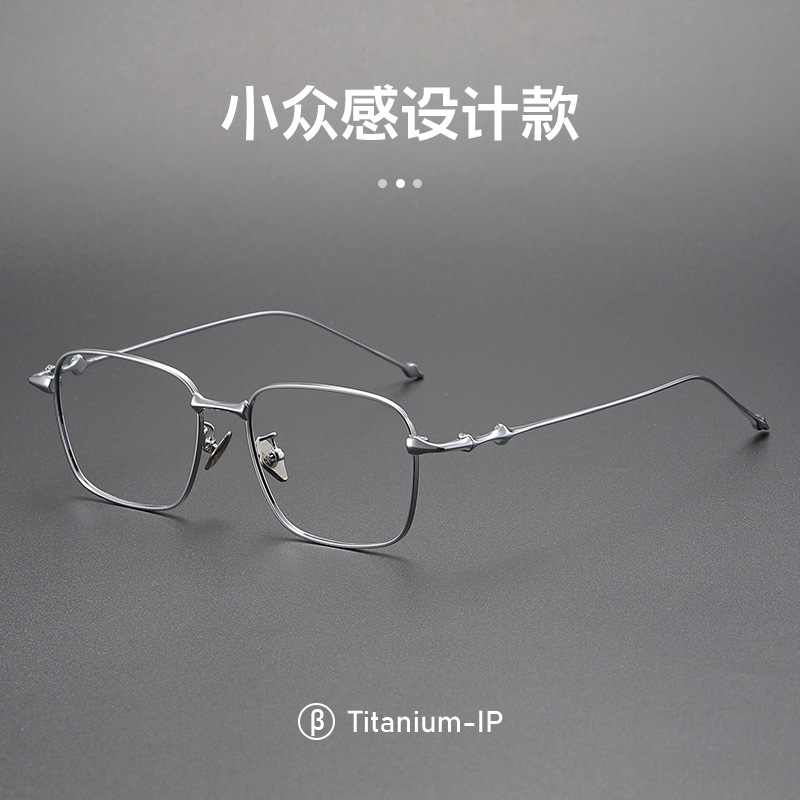 G-M同款超輕純鈦近視眼鏡框男防藍光深圳潮流女眼睛架批發Ad-702