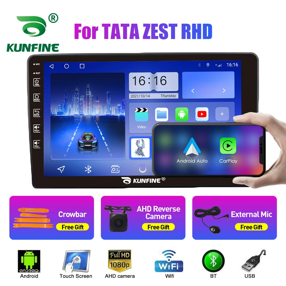 Подходит для Tata ZEST правый пептид 9-дюймовый Android навигатор для автомобиля с камерой заднего вида, все в одном