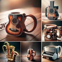 2026款 N5081 TEMU海外仓外贸新奇音乐马克杯音乐爱好者理想