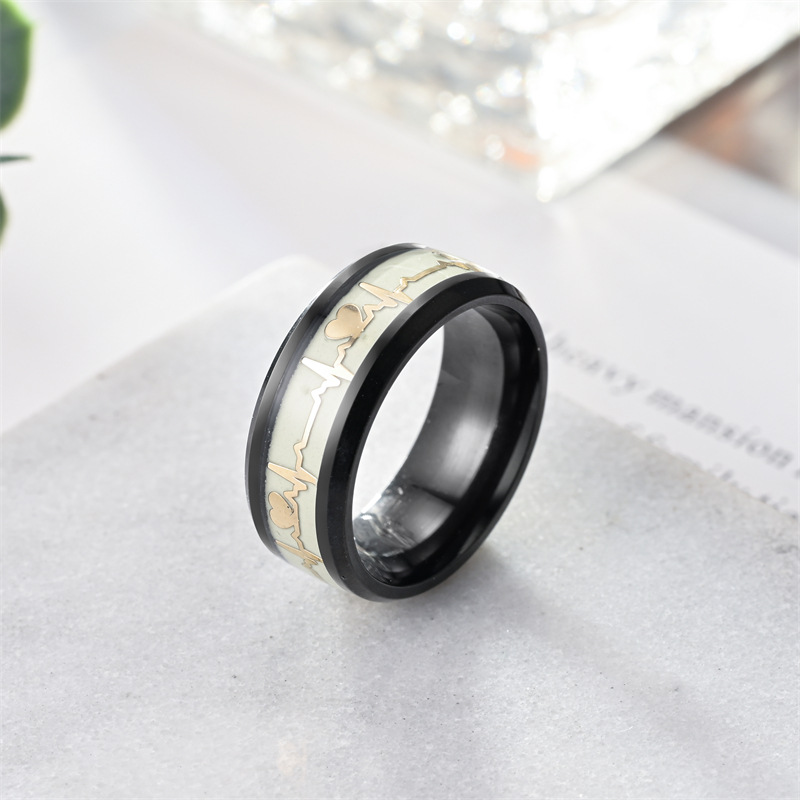 15g Weight Rings Classification 12, 6 Ring Size 1 Piece Quantity Daily, Street Occasion 304 Stainless Steel Material Roman Numeral Pattern All Seasons Season Unisex Gender Plating Design Hip-Hop, Punk Style Hip-Hop Punk Roman Numeral 304 Stainless Steel Plating Unisex Rings Men Band Rings 4