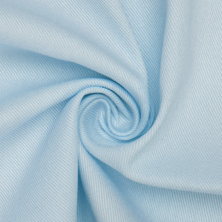 305gsm 10 * 10 + 70D algodón spandex twill 97% algodón 3% spandex pantalones de hombre tela de algodón elástico
