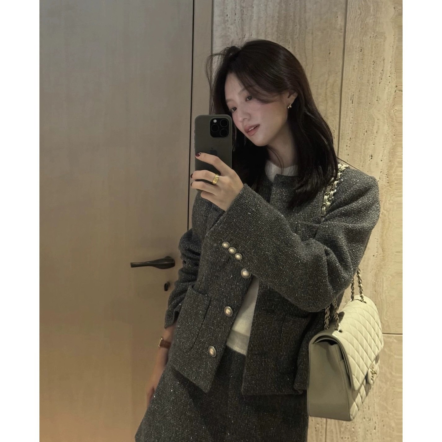 Now the New 2025 Winter Collection Features Korean Designer G*D's Chanel-Inspired Jacket + Tweed Skirt