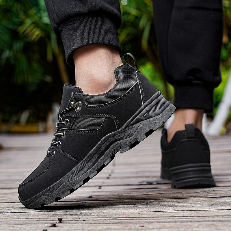 Chaussures de travail spéciales pour hommes, grandes tailles, neuves, décontractées, pour le travail, les activités de plein air et la randonnée, respirantes, antidérapantes, style bottes Martin_voghion.com