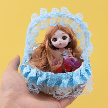 洛丽塔风娃娃篮子摆件挂件玩具女孩玩具卡通洋娃娃玩偶钥匙扣珍珠