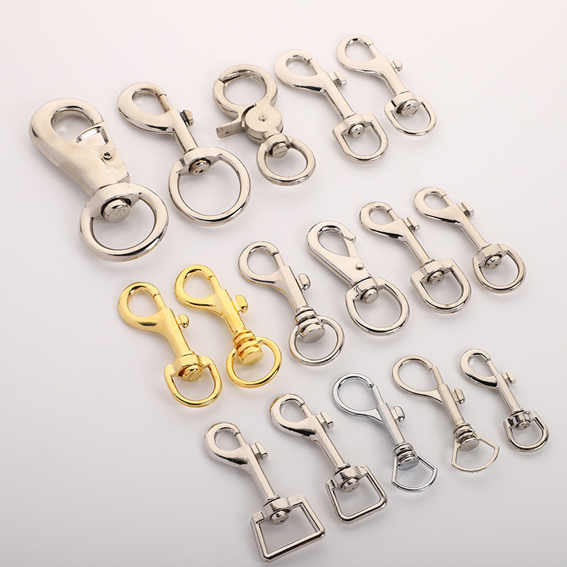 Zinc Alloy pet buckle dog pet hardware hook buckle multi-specification anti-break traction rope connecting buckle hardware accessories