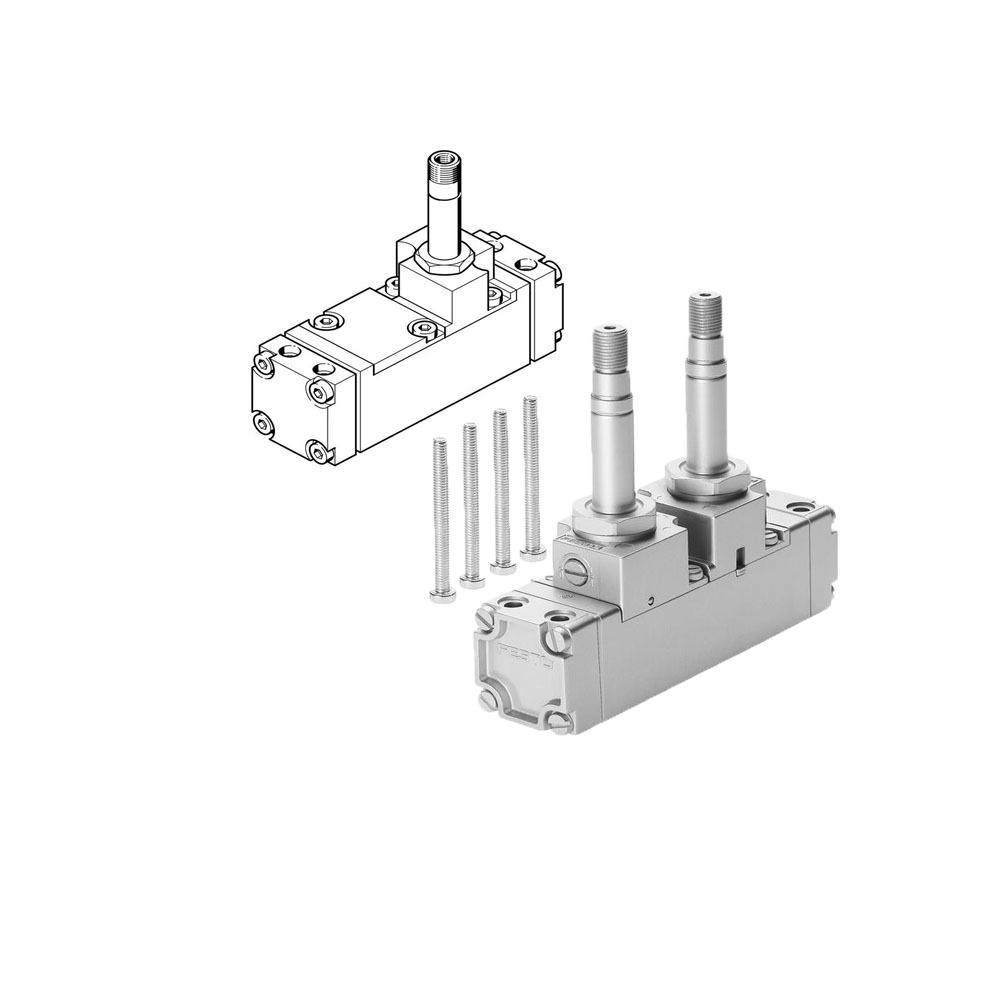 FESTO费斯托电磁阀CJM-5/2-1/2-1/4-CH-FH 6112 6228 6159 6154气