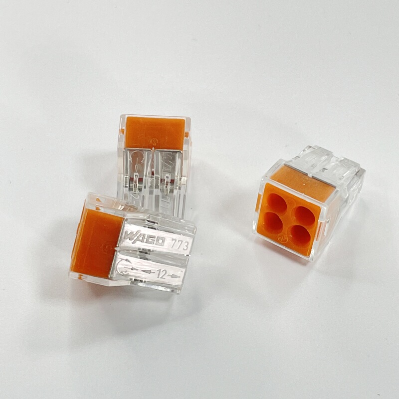 Wago 端子台 773-104 電線バット分岐コネクタ ジョイントクリップ クイック絶縁プラグインタイプ|undefined