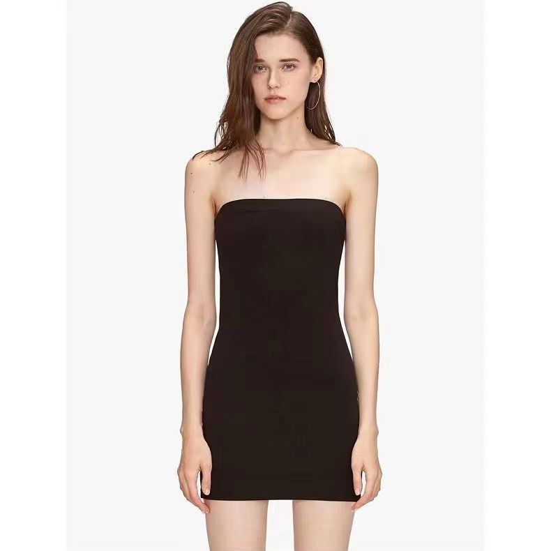 Strapless dress Base Long Dress Chest Wrapping Strapless Inner Wear Women's Anti-glare Hot Girl Outer Wear Sexy Hip Dress Strapless dress Base Long Dress Chest Wrapping Strapless Inner Wear Women's Anti-glare Hot Girl Outer Wear Sexy Hip Dress