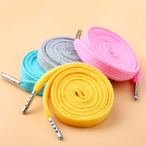 Sweatshirt cotton drawstring hat string sports pants waist flat rope colorful drawstring tape shoes shoe laces accessories