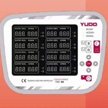 Korean TCT8H YUDO hot runner time controller injection molding timing mold instrument needle valve oil valve device Korean TCT8H YUDO hot runner time controller injection molding timing mold instrument needle valve oil valve device