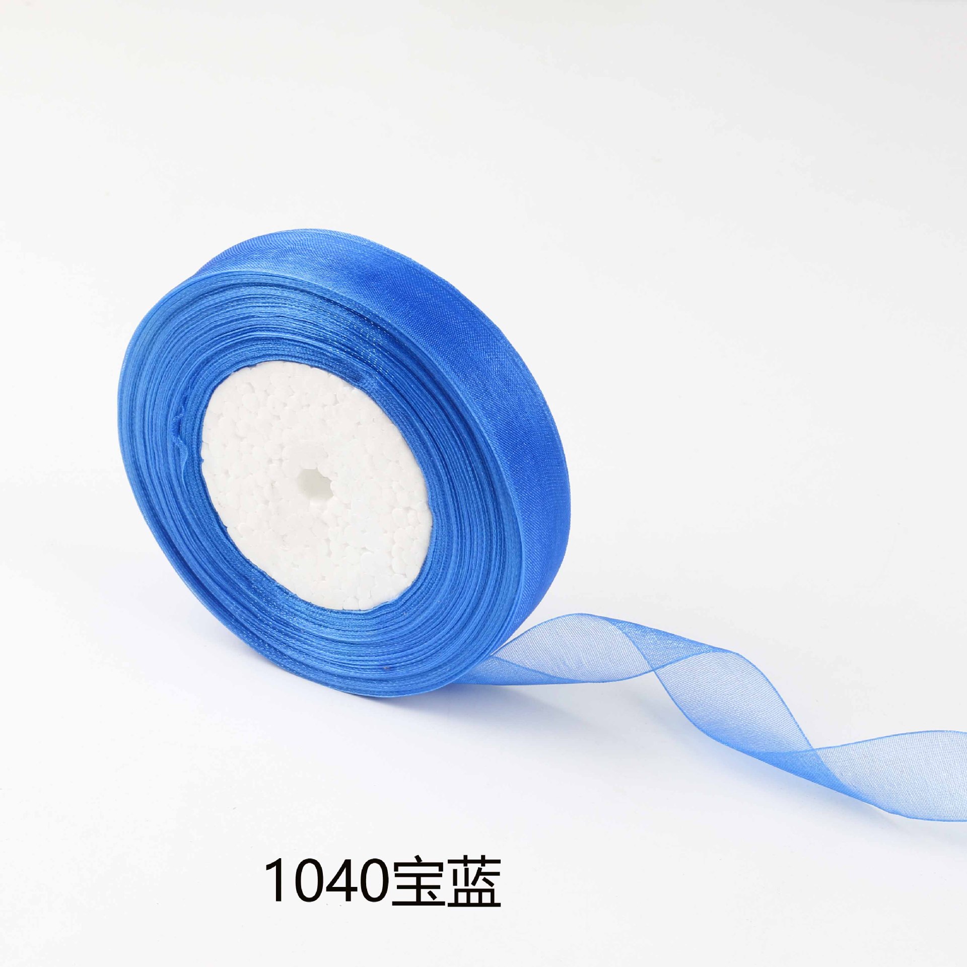 Para el comercio electrónico transfronterizo cinta transparente arco cinta de gasa 2,5 cm cinta de gasa de color DIY accesorios para el cabello