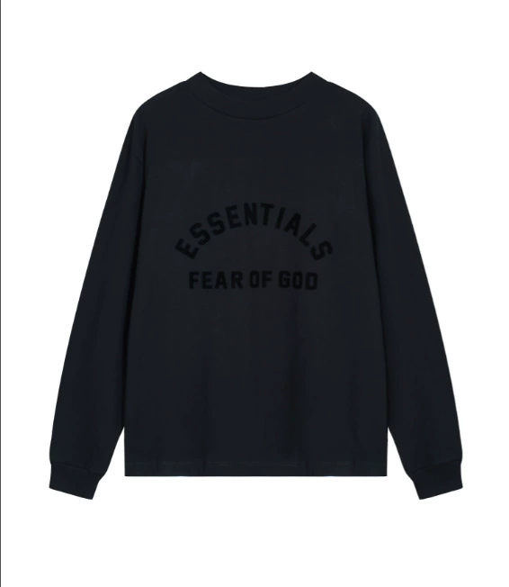 Свитшоты Essentials SS25 FOG с флокированной вышивкой буква, унисекс, худи, брюки и спортивные штаны