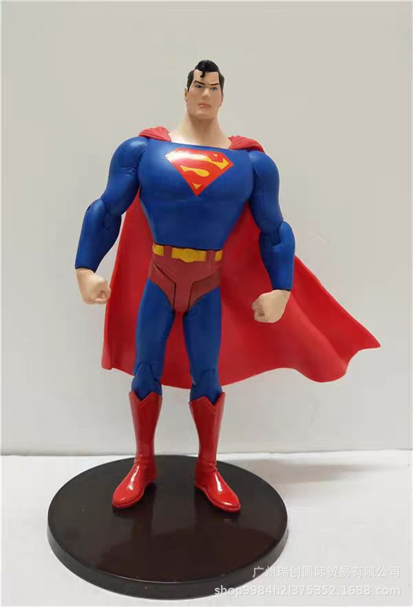 Superhéroes justicia unida acero Batman guerra superman puede hacer a mano modelo de muñecas adornos