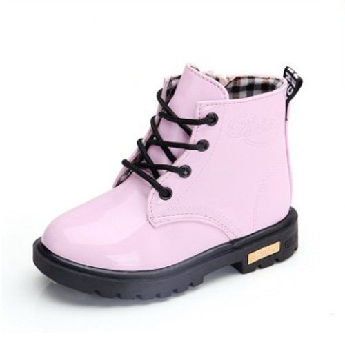 2025 Autumn/Winter Children's Martens Boots Korean Style Boots Warm Shoes Snow Boots