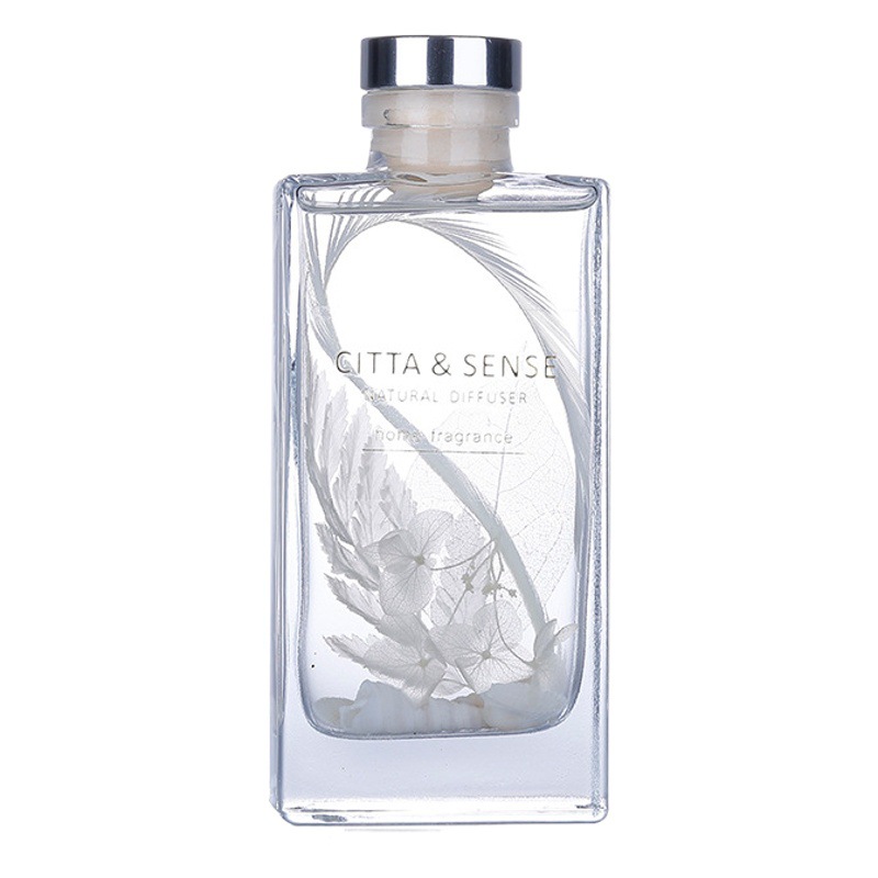 Sin fuego aromaterapia aura flor hombro botella aromaterapia 150ml fresco y duradero sala de bodas decoración del hogar aromaterapia interior