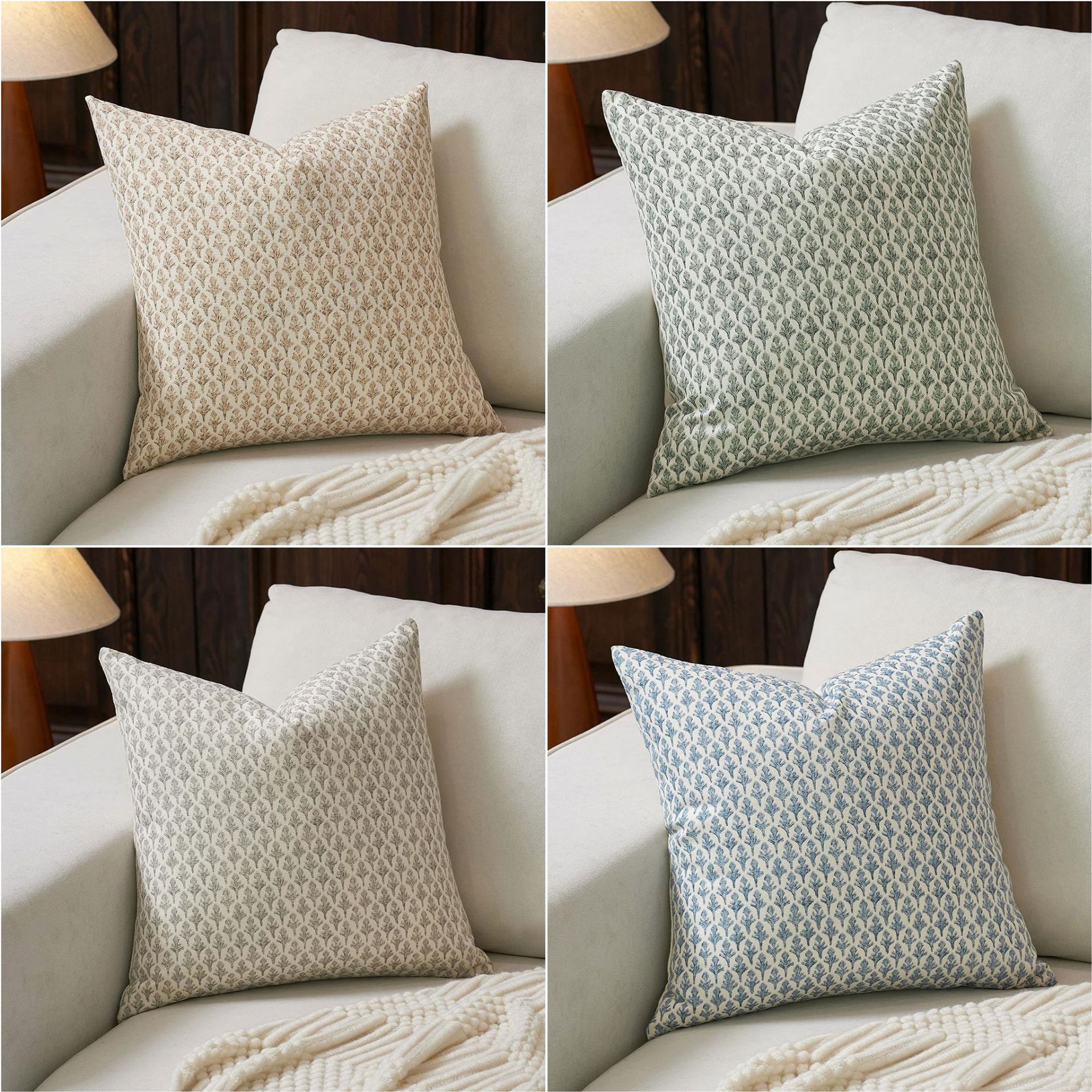 Abstract Geometric Floral Print Throw Pillow Cover Home Decor Living Room Sofa Bedroom Bedside Linen Cushion Wholesale