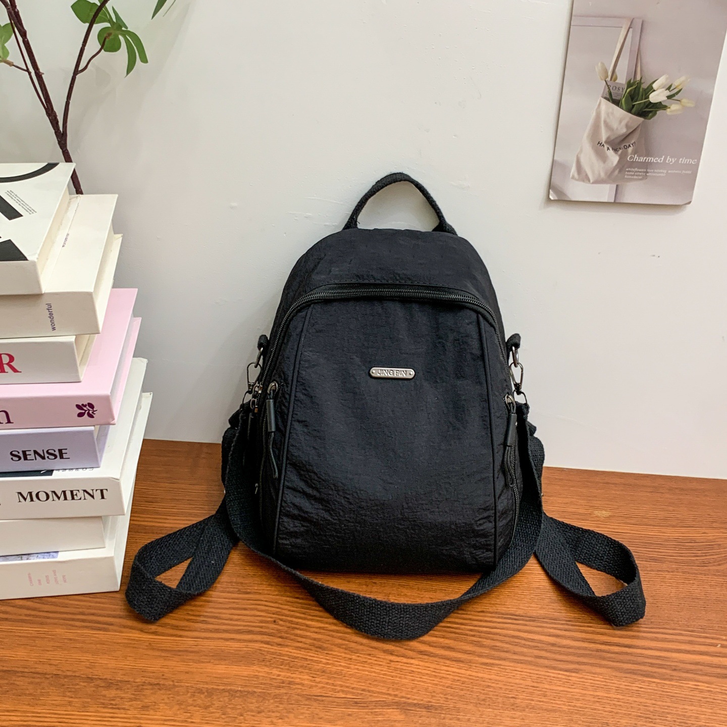 Mochila de otoño nueva mochila de viaje de viaje de gran capacidad, mochila de moda versátil, mochila ligera, bolso de mano de gran capacidad