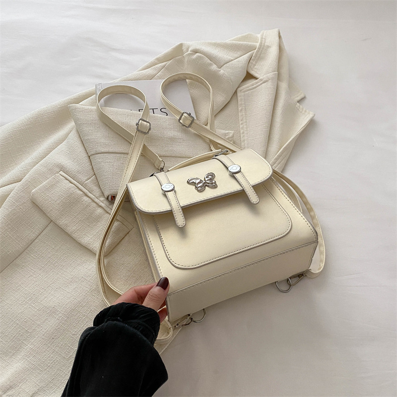 Butterfly mochila para mujeres 2024 nuevo retro versátil mochila escolar pequeña mochila de estilo universitario bolso de clase