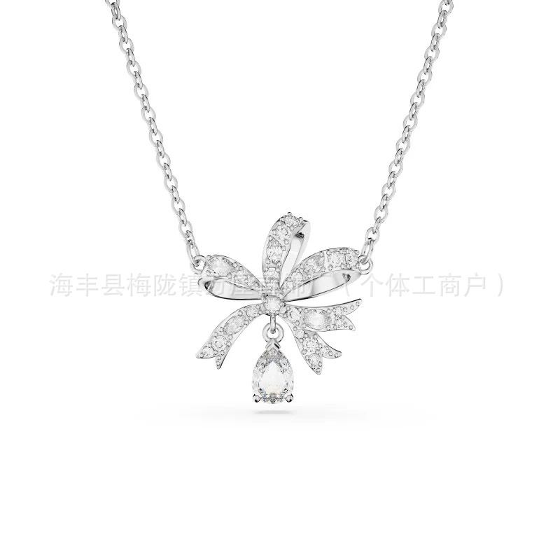 新款蝴蝶结【白金色】