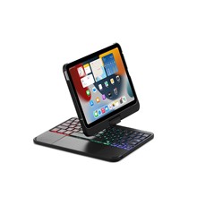 F83ATS iPadmini6 8.3寸360度旋转带触摸彩虹背光蓝牙键盘保护壳