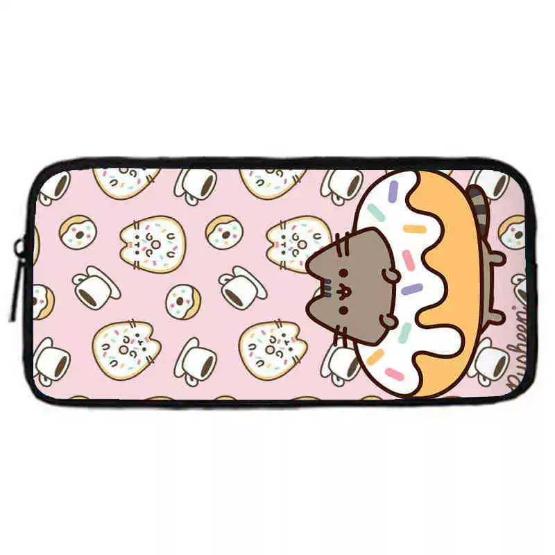 Рюкзак учебный Pusheen Fat Jimao с принтом периферийного типа, через стекло, зарубежная торговля, школьный рюкзак