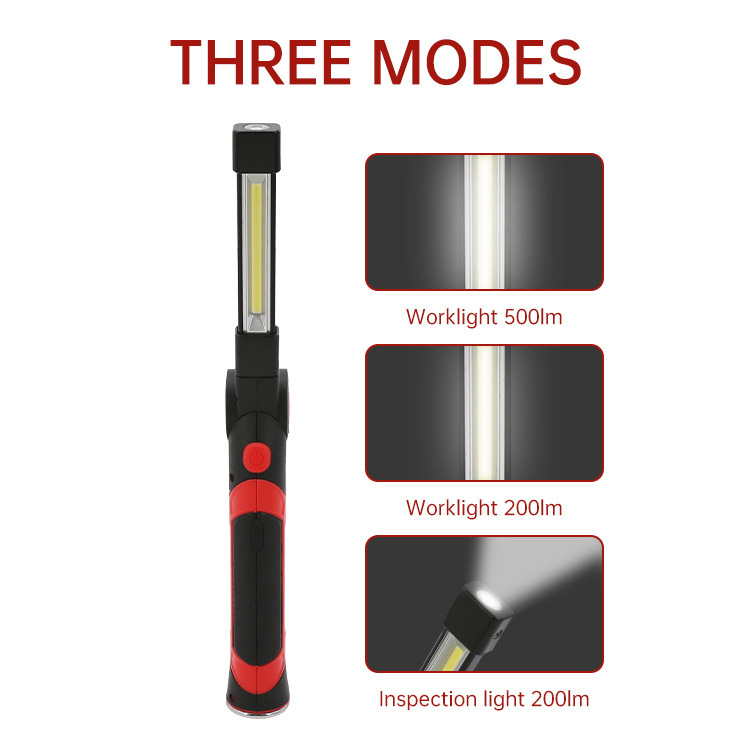 Durapower Auto Repair Work Light Led Rechargeable Flashlight Car Repair Light Strong Magnetic Suction Auto Repair Work Light