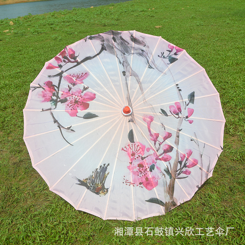 Paraguas de papel engrasado impermeable paraguas artesanal para niños paraguas decorativo antiguo accesorios de fotografía al aire libre impresión paraguas de baile al por mayor