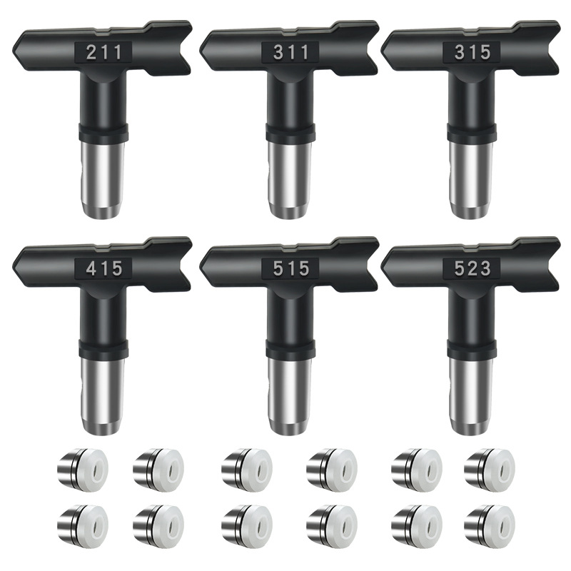 Pintura de látex pintura masilla pulverizador sin aire accesorios boquilla pulverizador de pintura fábrica al por mayor