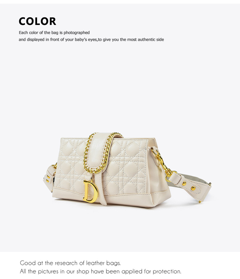 Klassieke dames schoudertas met ruitpatroon en luxe uitstraling_voghion.com