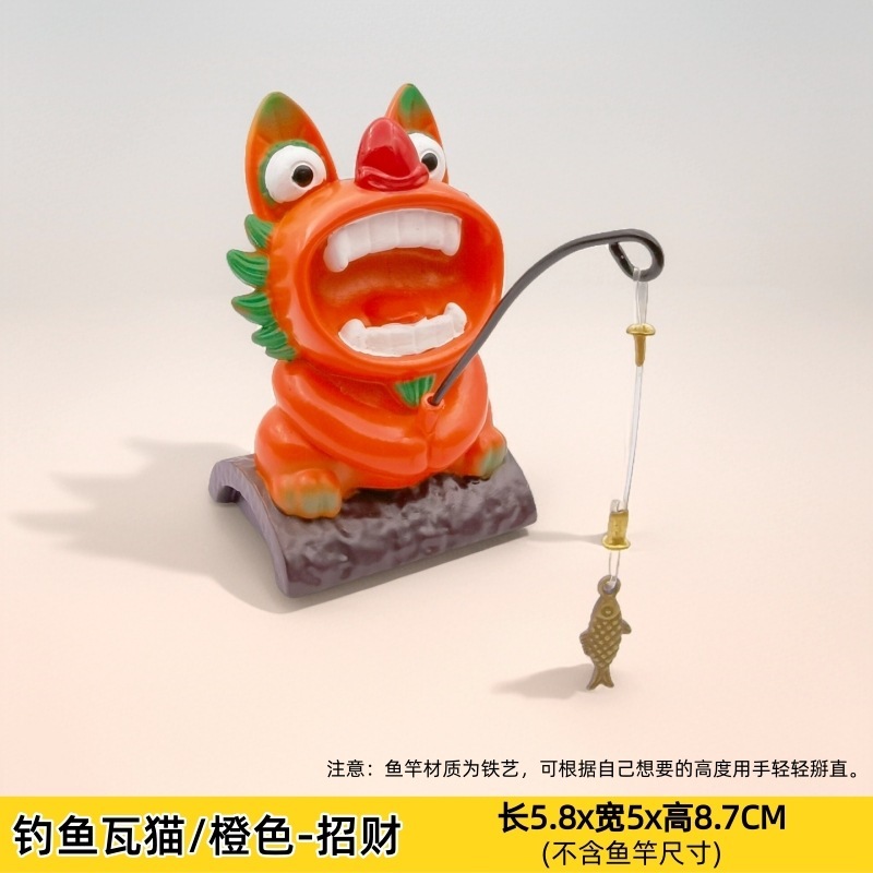 爆款招财云南瓦猫瓦当猫桌面摆件丽江大理旅游纪念品伴手礼物批发|undefined