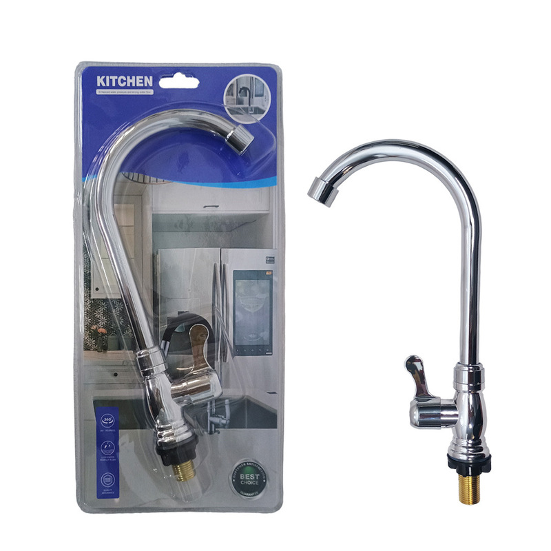 Source Factory Cross-Border Single Cold Kitchen Faucet for Sink, Wholesale Sink Faucet for Washing Vegetables and Dishes