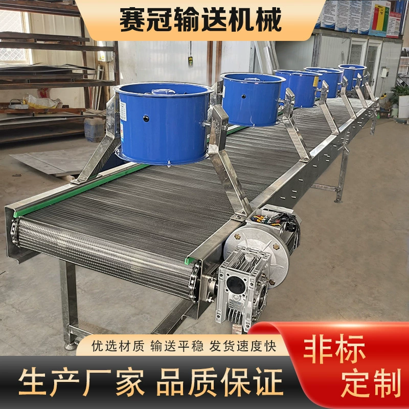 Цепной сетчатый конвейер для сушки и охлаждения пищевых продуктов, сетчатый ленточный конвейер для рыбы, креветок, выпечки, экспортный сетчатый ленточный конвейер