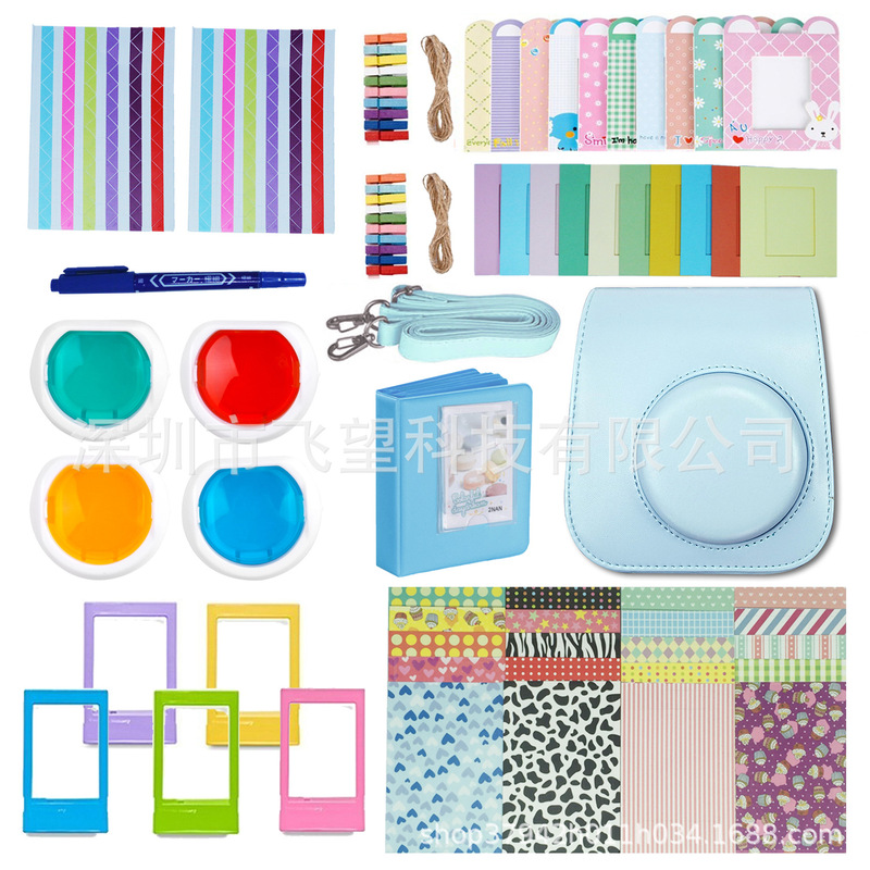 Polaroid Camera instax mini 11 12 Accessories Set 10-in-1 Camera Bag Photo Album Filter Photo Frame