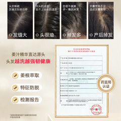 Hans Plant Natural Old Ginger King Anti-hair Loss Shampoo Ginger Oil Control Anti-Dandruff Shampoo Cream Thick Solid Development Hair Lotion