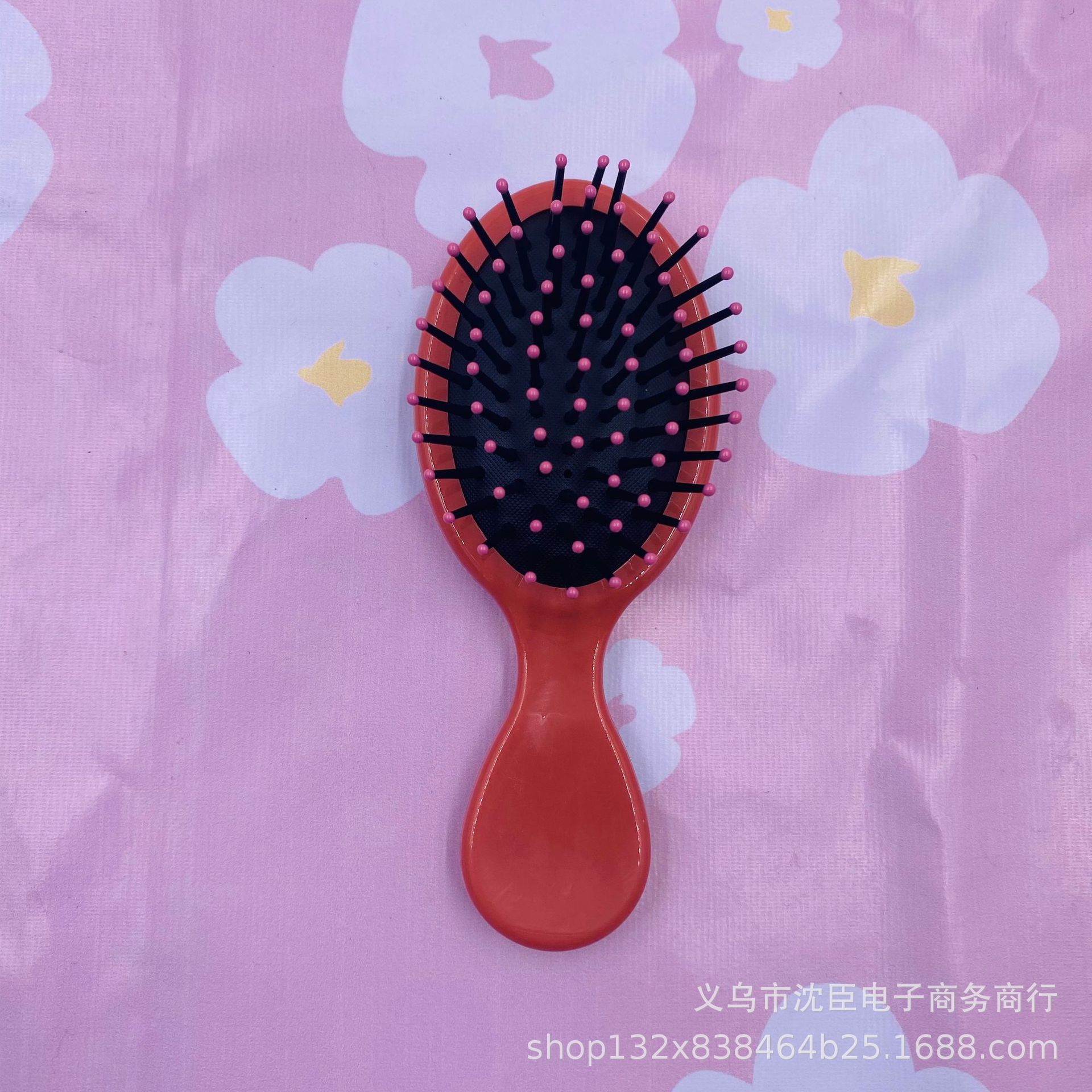 Nuevo color macaron cojín de aire peine airbag masaje peine lindo pelo liso plegable crema pegamento portátil peine color caramelo