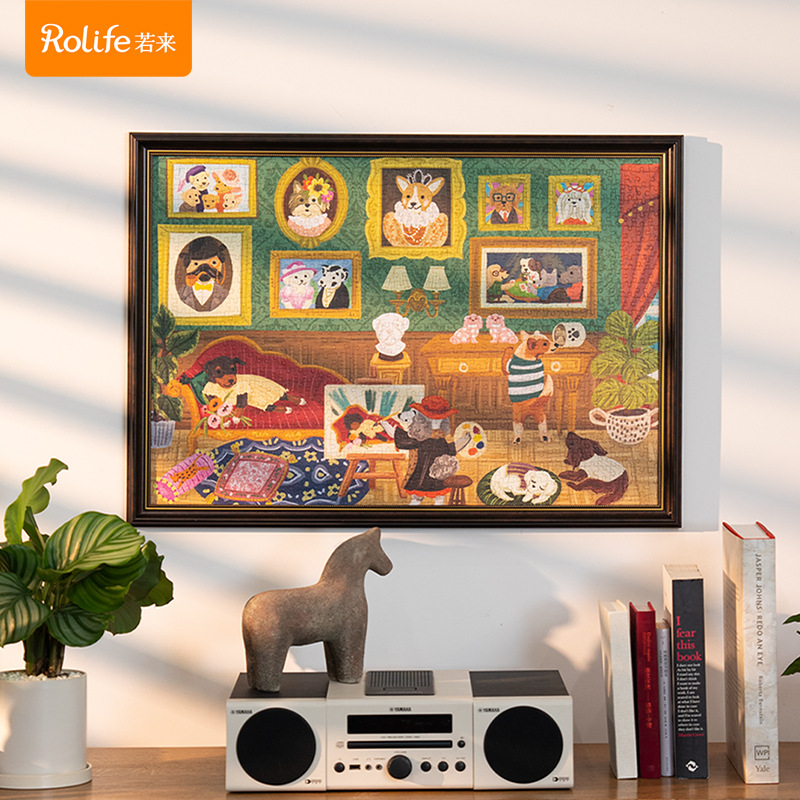 Rollife Ruo Lai Mil piezas de juguetes de rompecabezas 1000 piezas de miles de piezas de juguetes hechos a mano para niños planos para adultos