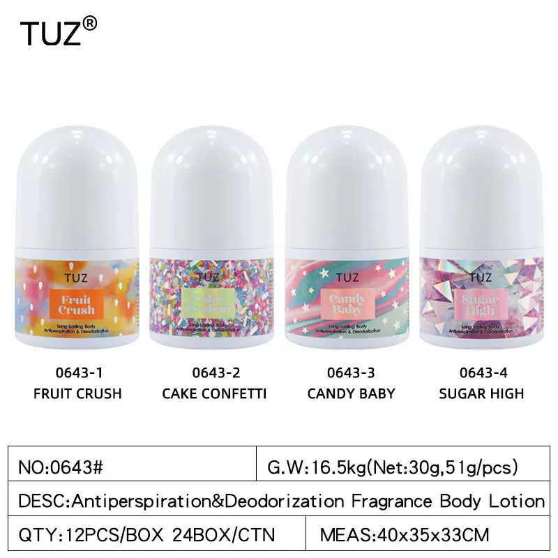 TUZ-0643-止汗除臭香体露Fragrance Body Lotion