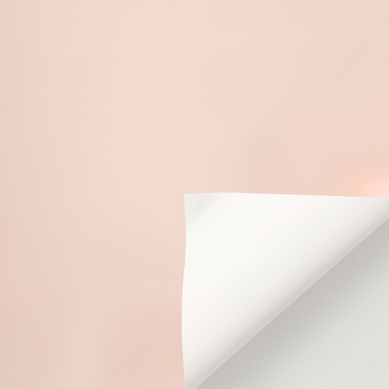 Li Zhiran Papel Ouya impermeable bicolor 56*56 Apertura de la canasta de flores Material Ramo Papel de embalaje al por mayor Spot