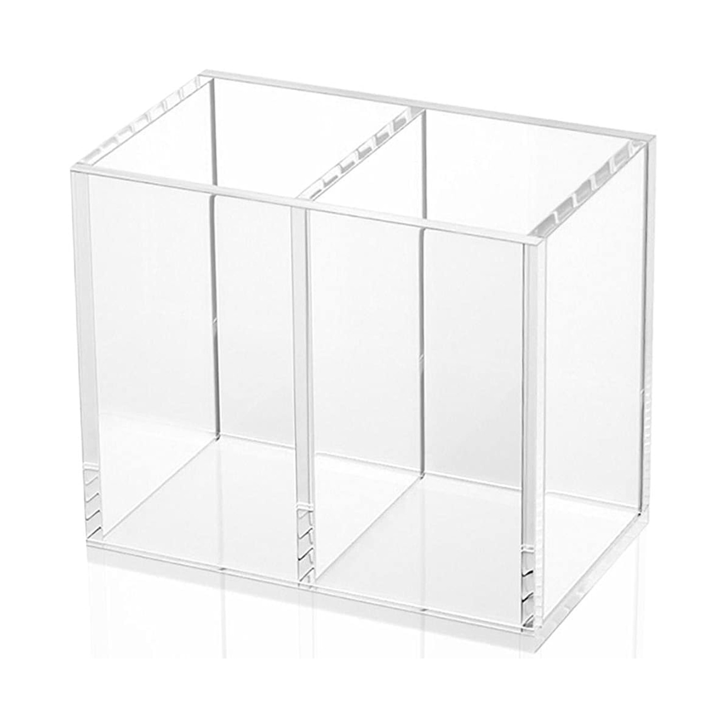 투명한 두 개의 그리드 11.5x7.6x9.9cm
