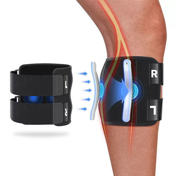 Cross-border best-selling adjustable sports leg support with compression straps to relieve sciatic nerve discomfort