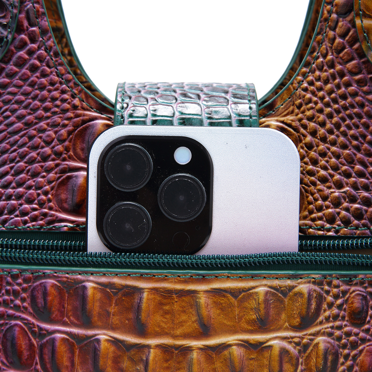 Women's Crossbody Bag Crocodile Pattern Fashionable Shoulder Bag_voghion.com