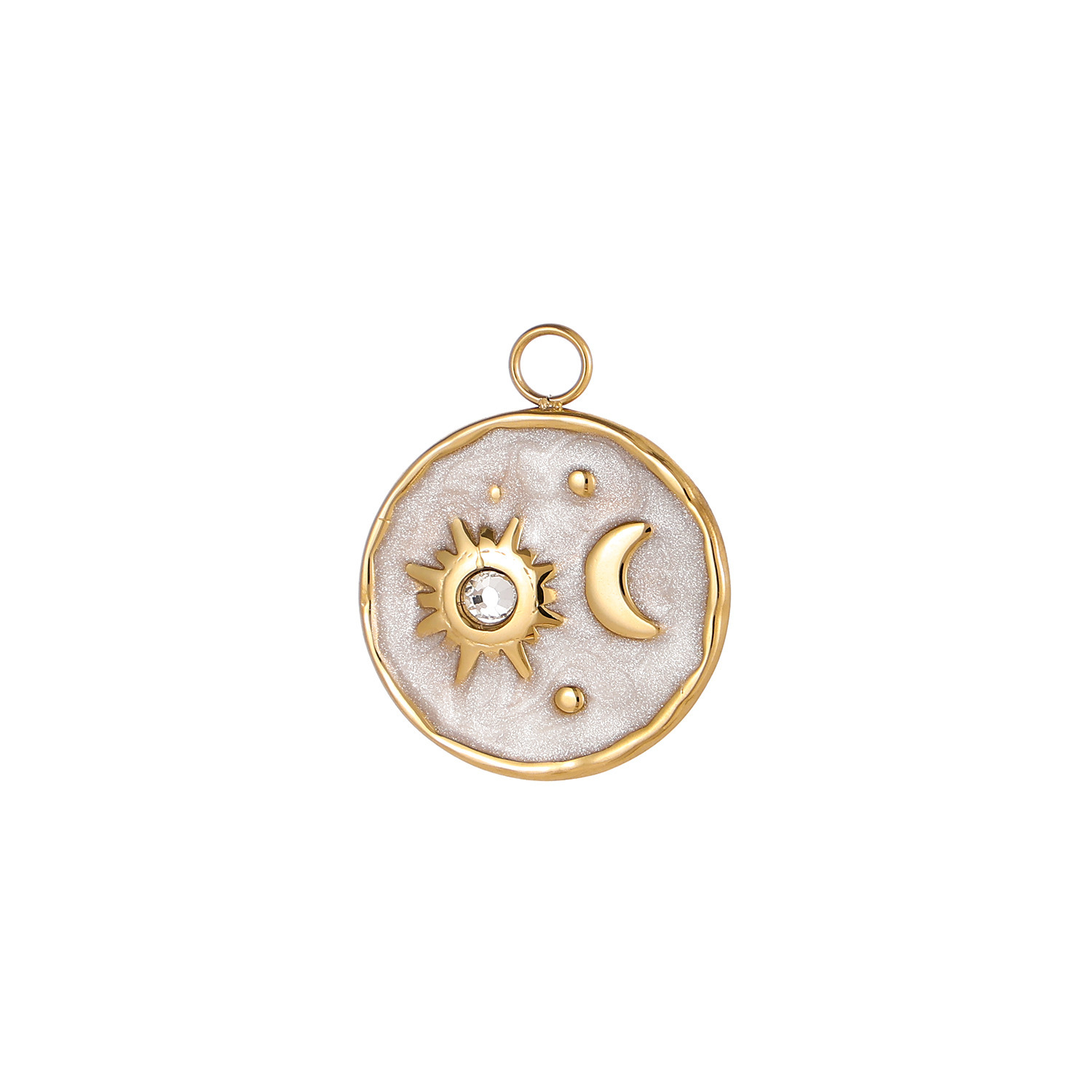 2g Weight Pendant, Chain Jewelry Making Type 20 * 23mm Jewelry Making Size DIY Jewelry Accessories Classification 1 Piece Quantity 304 Stainless Steel Material Star, Moon Pattern Plating Design Simple Style Style 1 Piece 20 * 23mm 304 Stainless Steel Star Moon Pendant Chain 7