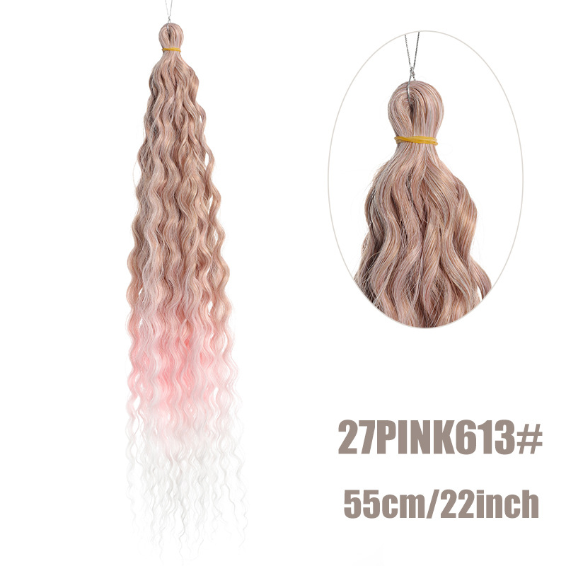 Hair Extensions Dreadlocks Braided Hair Wigs For Women Crochet Hair Deep Curly Braided Hair_voghion.com