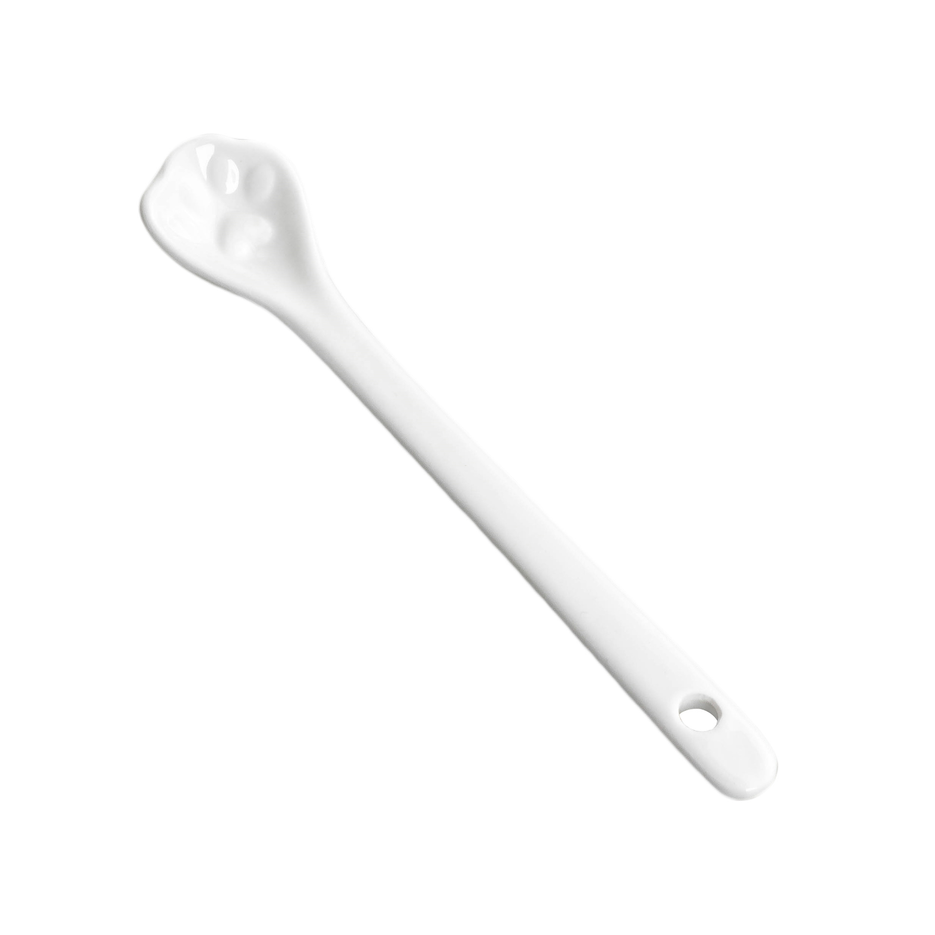 Ceramic Coffee Stick Extended Milk Tea Personalized Creative Spice Honey Cup Long Handle Stirring Spoon_voghion.com