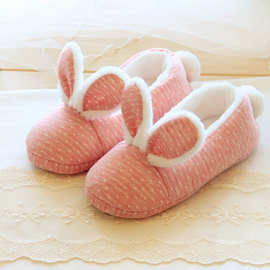 halluci秋冬季女款可爱家居家室内木地板防滑加厚毛绒棉拖鞋女