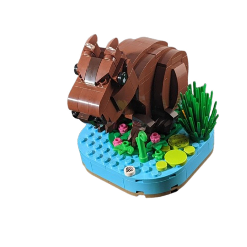 Simulated Animal Building Blocks Small Particle Assembly Toy_voghion.com