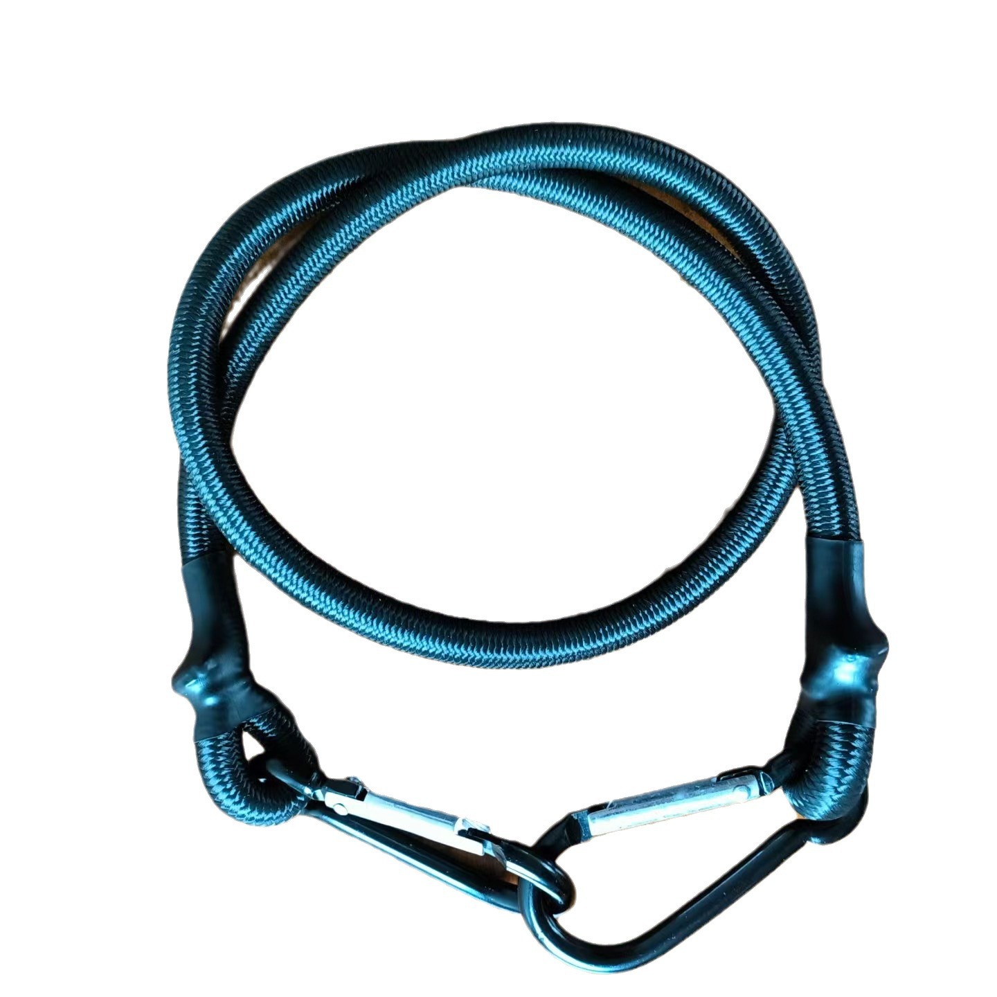 Suministro directo de fábrica equipaje vinculante elástico negro y blanco látex núcleo gancho cuerda bicicleta eléctrica motocicleta equipaje cuerda