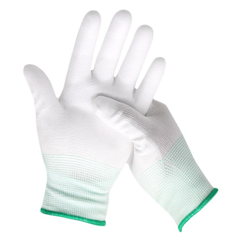 Перчатки с покрытием Left and Right Star — это противоскользящие, пылезащитные, мягкие, дышащие, с резиновым покрытием, с покрытием на пальцах, рабочие перчатки для электронных заводов.