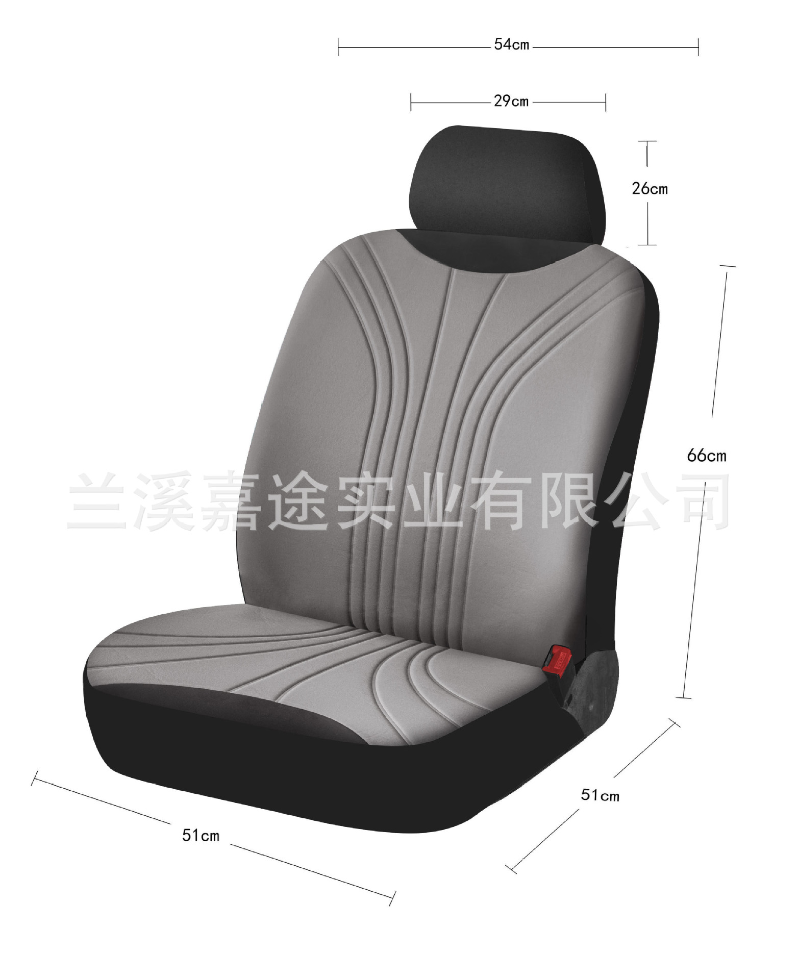 빙하 엠보싱 1인용 2피스 세트 (회색)